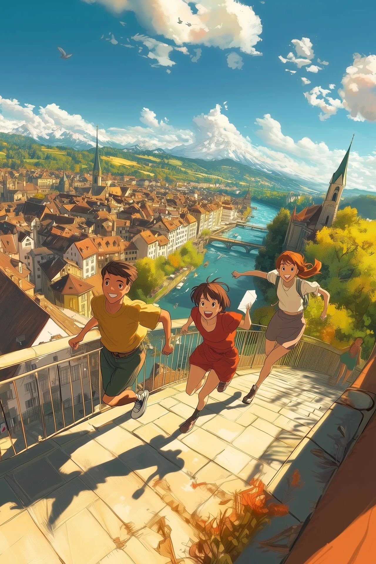 "MiSSiONS" outdoor team game in Grindelwald