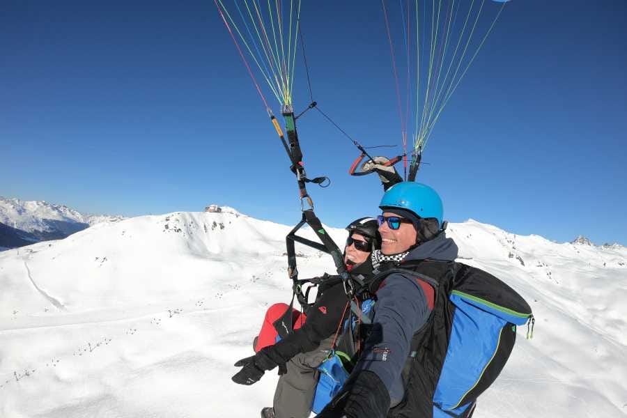 Davos Gleitschirmfliegen Tandem