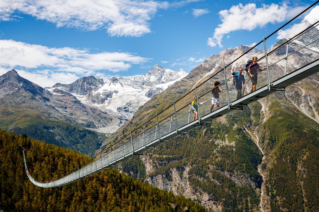 Charles Kuonen suspension bridge
