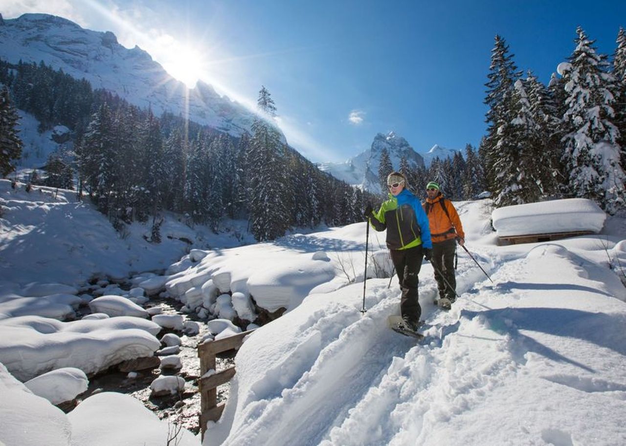 Schneeschuhwandern Grindelwald Scheidegg