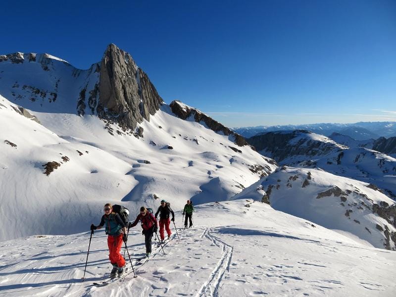 2-day ski tour Alpstein crossing