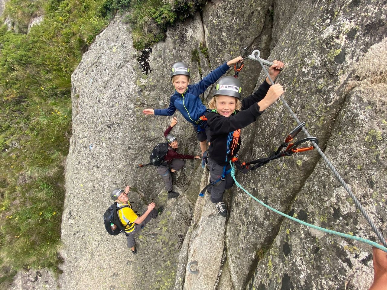 Schnupper Klettersteig Andermatt für Familien