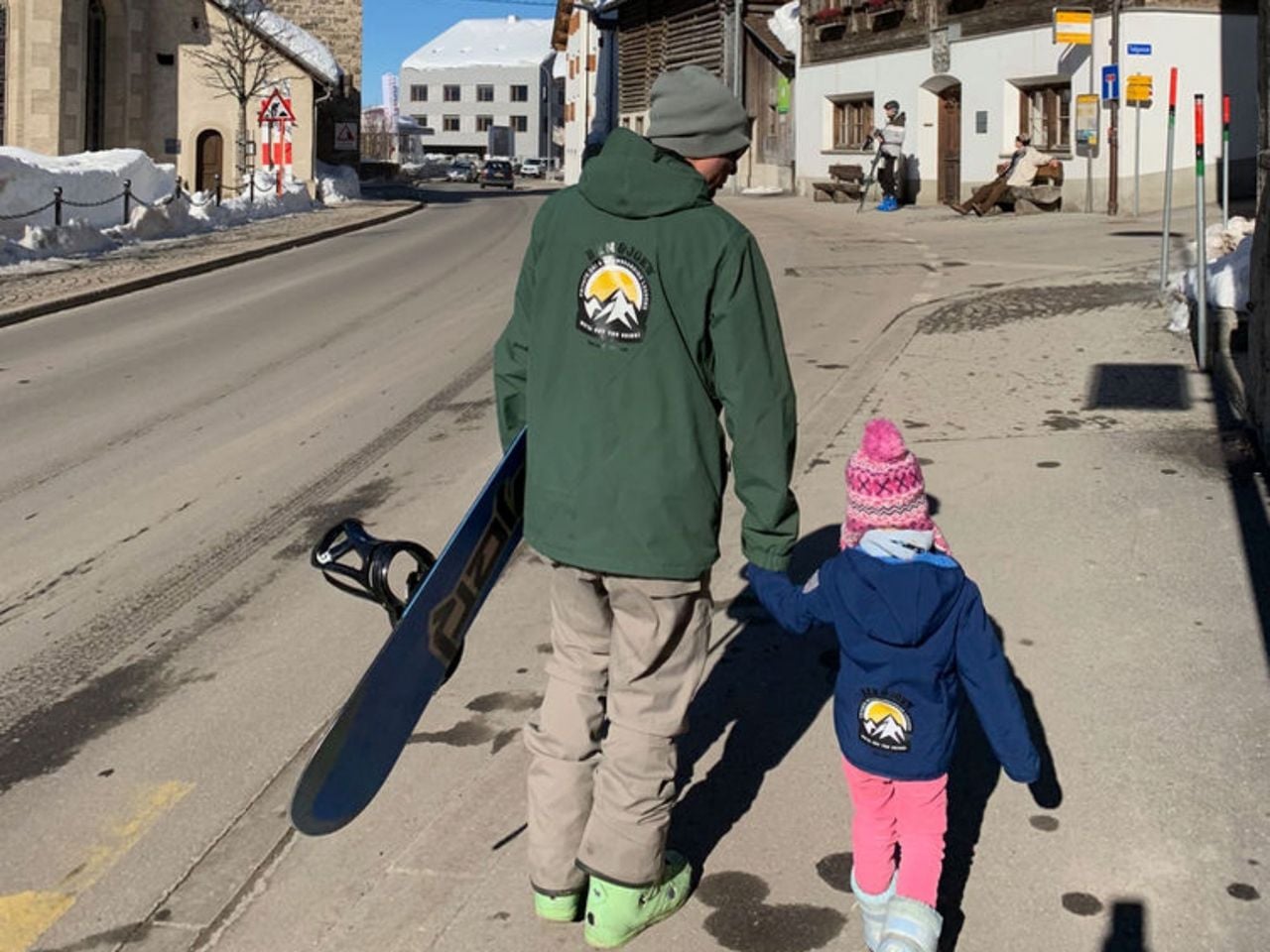 Private snowboarding lessons for kids and adults in Klosters