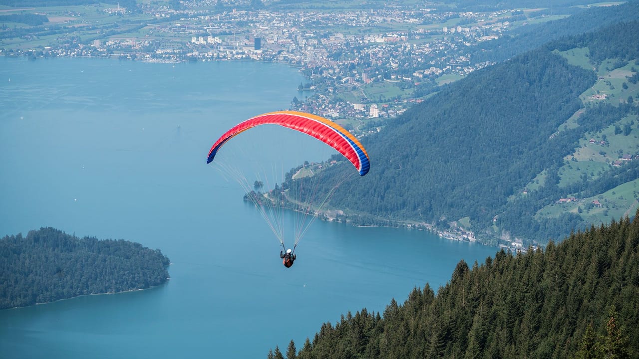 Gleitschirmfliegen Rigi