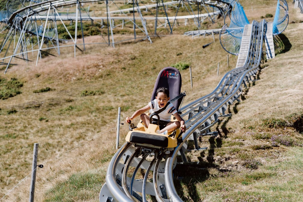 Sommer Rodelbahn Monte Tamaro