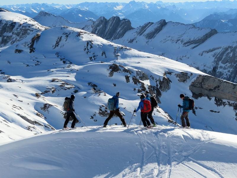 2-day ski tour Alpstein crossing