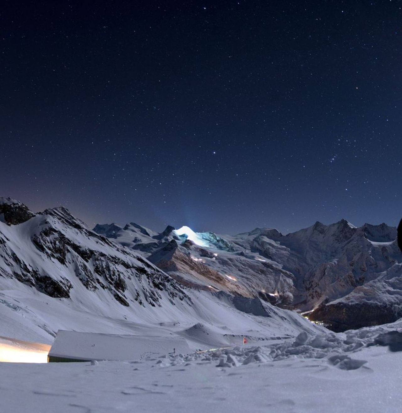 Nachtschlitteln Saas Fee