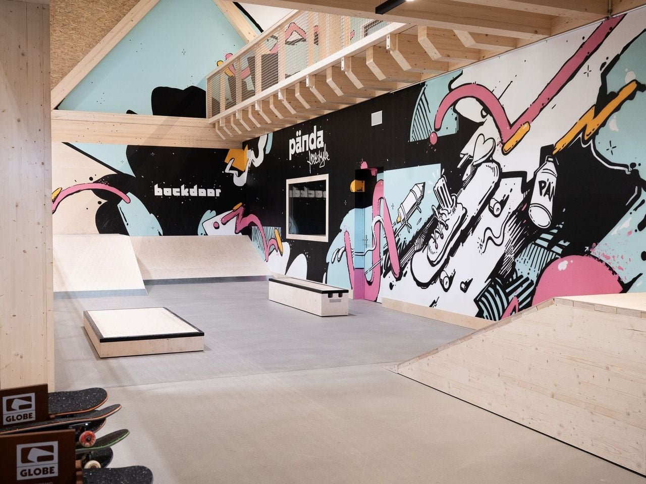 Trampoline and Skate Park in Wilderswil