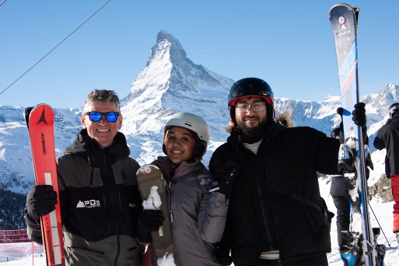 Private ski lessons Zermatt for adults