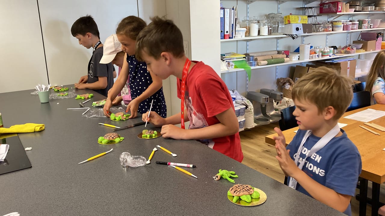 Kindergeburtstag Schildkröten backen