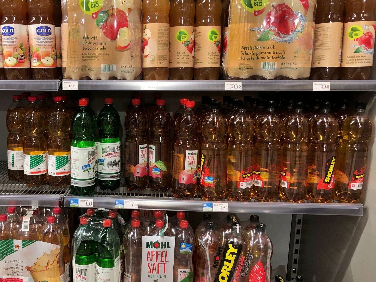 Schweizer Getränke Süssmost