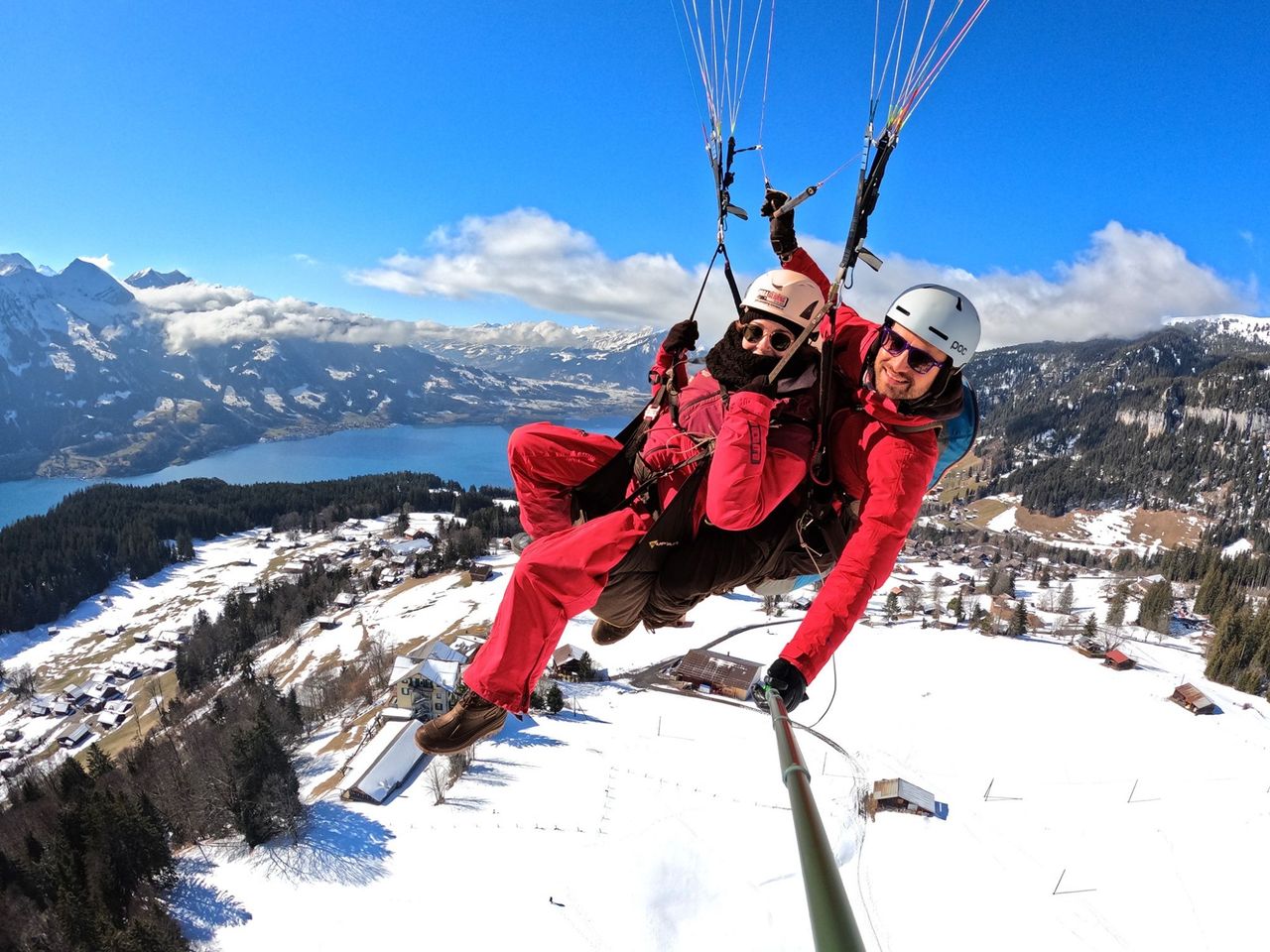 Ab Zürich: Tagesausflug nach Interlaken inkl. Gleitschirmfliegen  