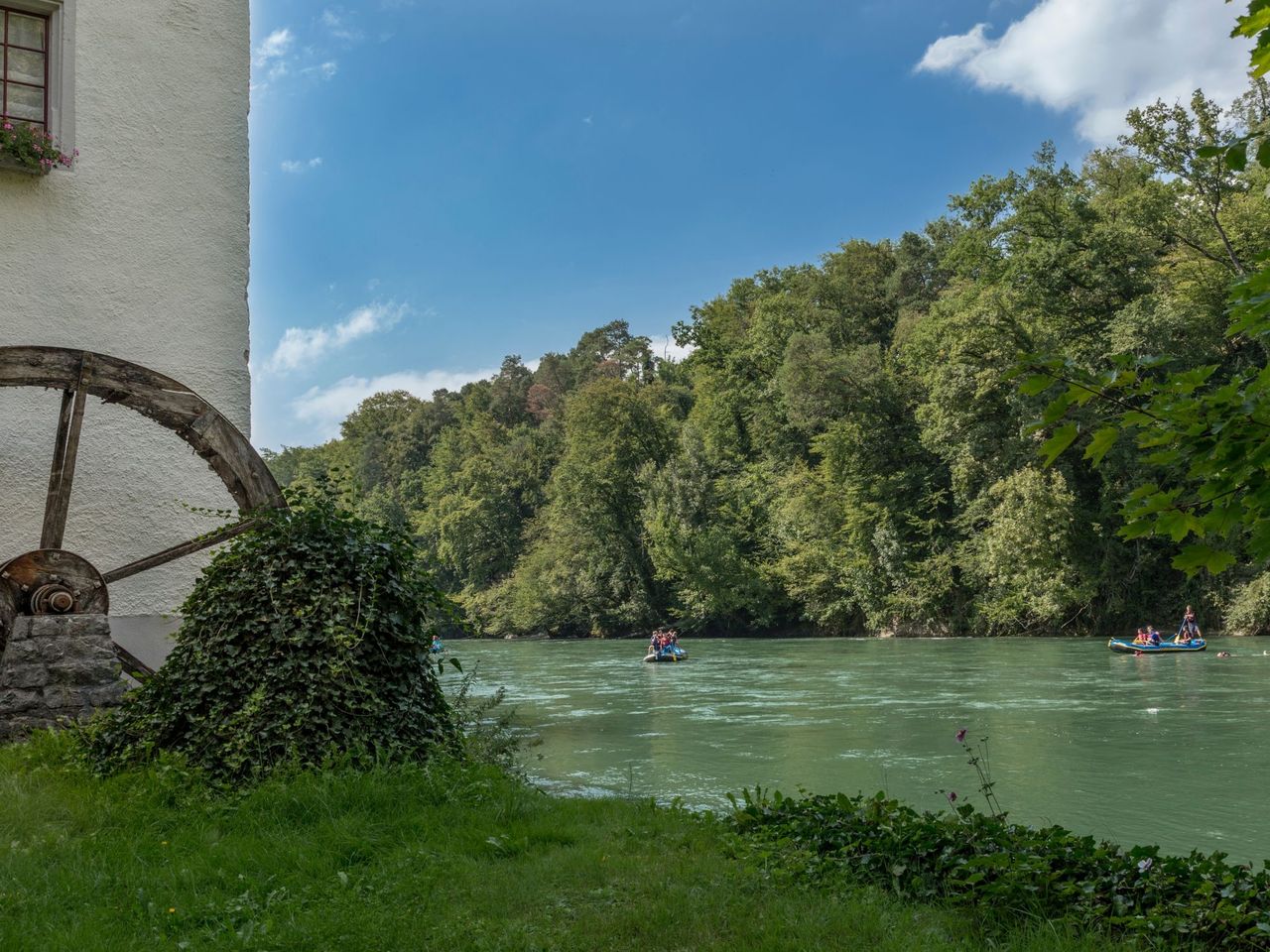 Schlauchboot Halbtagestour Reuss von Mellingen bis Gebenstorf