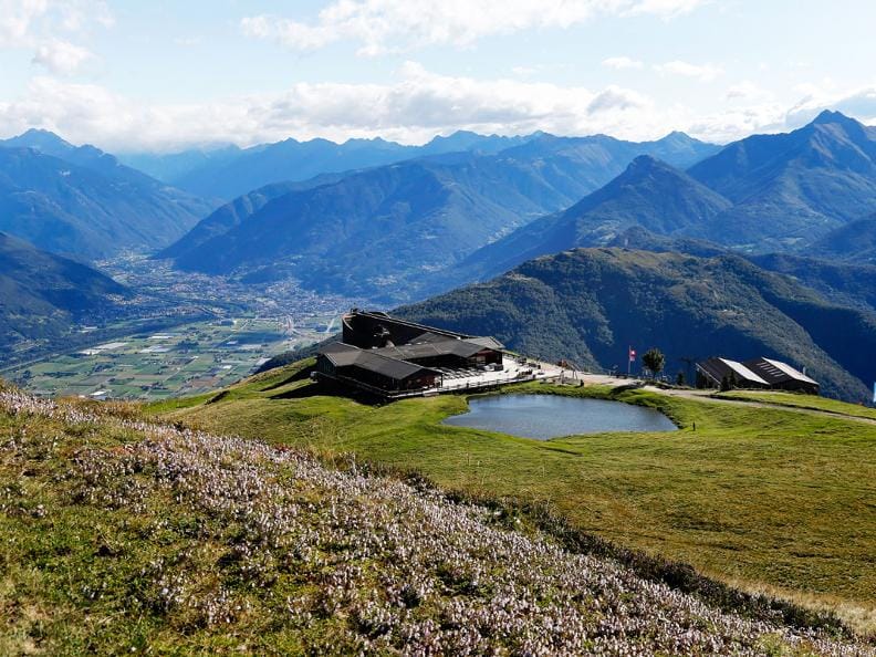Tyrolienne Tessin Monte Tamaro