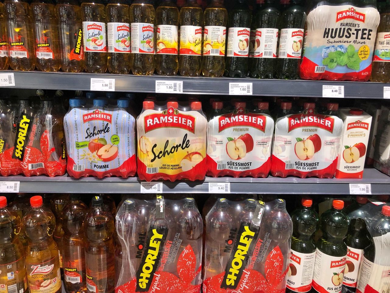 Schweizer Getränke Süssmost