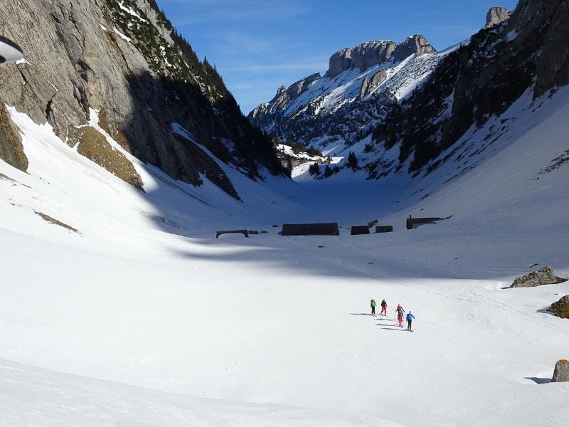 2-day ski tour Alpstein crossing