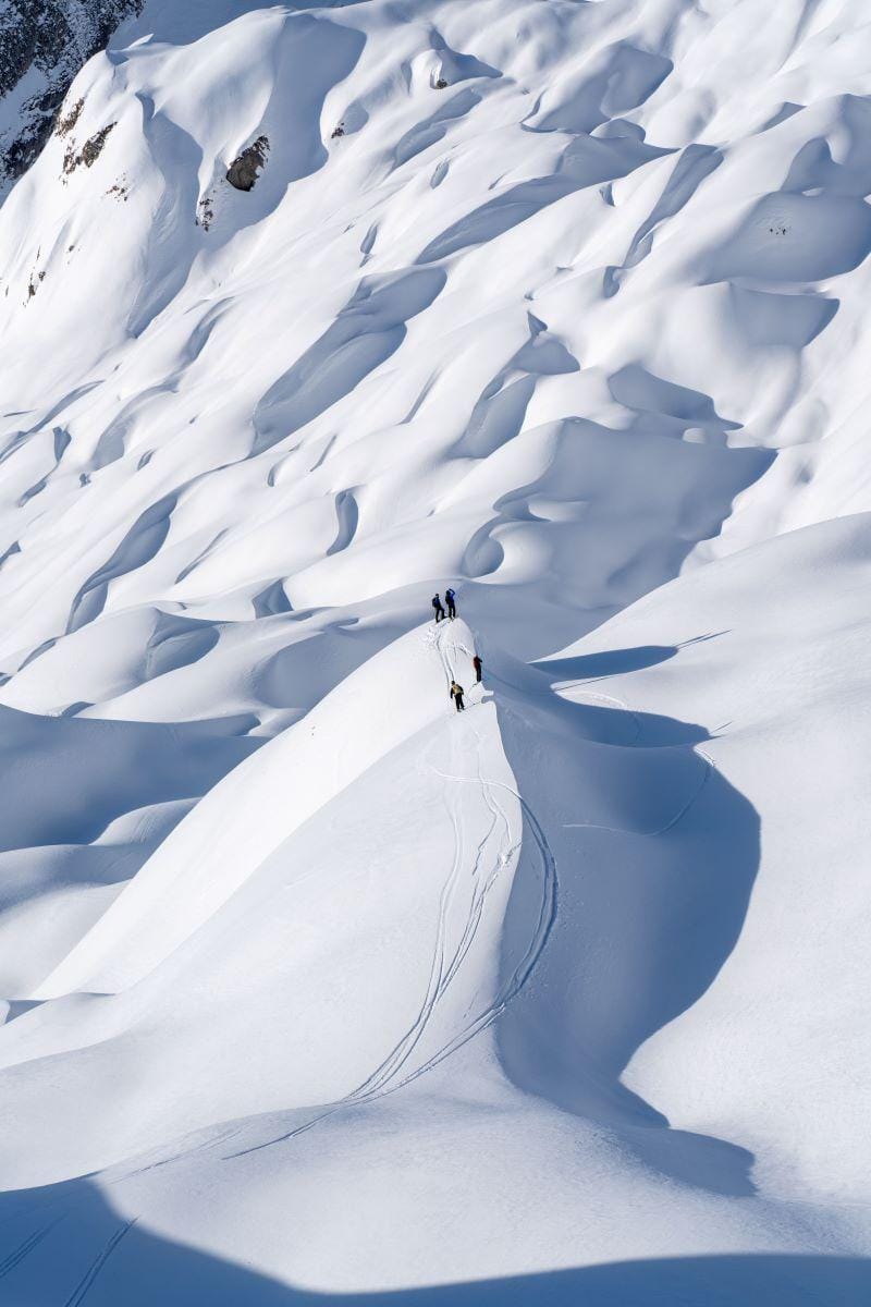 Guided day tour skiing and splitboarding in Toggenburg