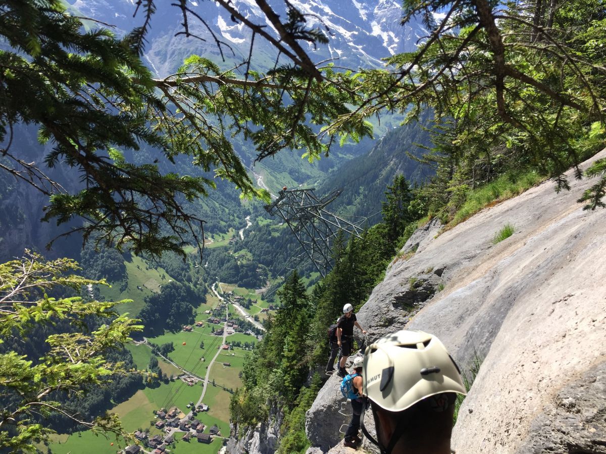 Mürren Via Ferrata Klettersteig Gimmelwald