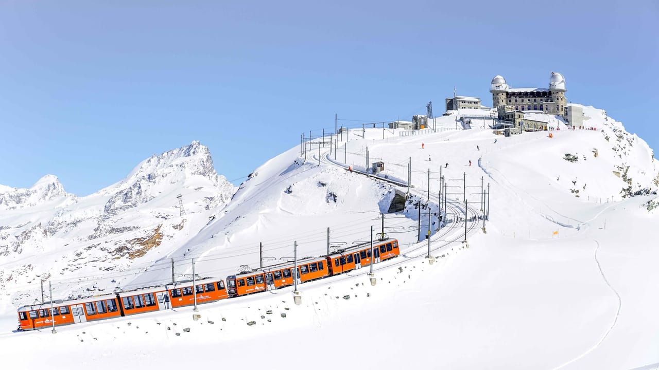 Gornergrat 3100 Kulmhotel Winter