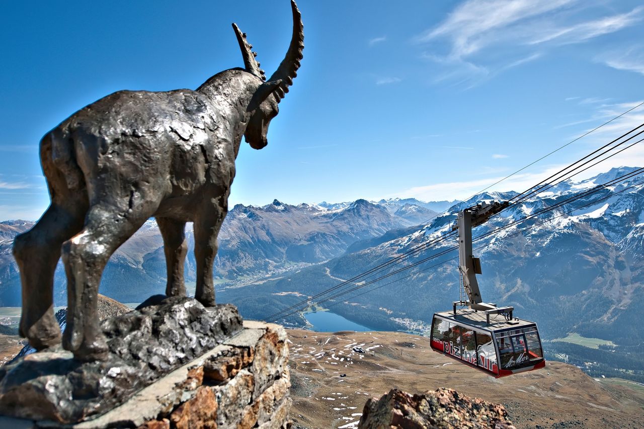 St Moritz Piz NairSt Moritzersee