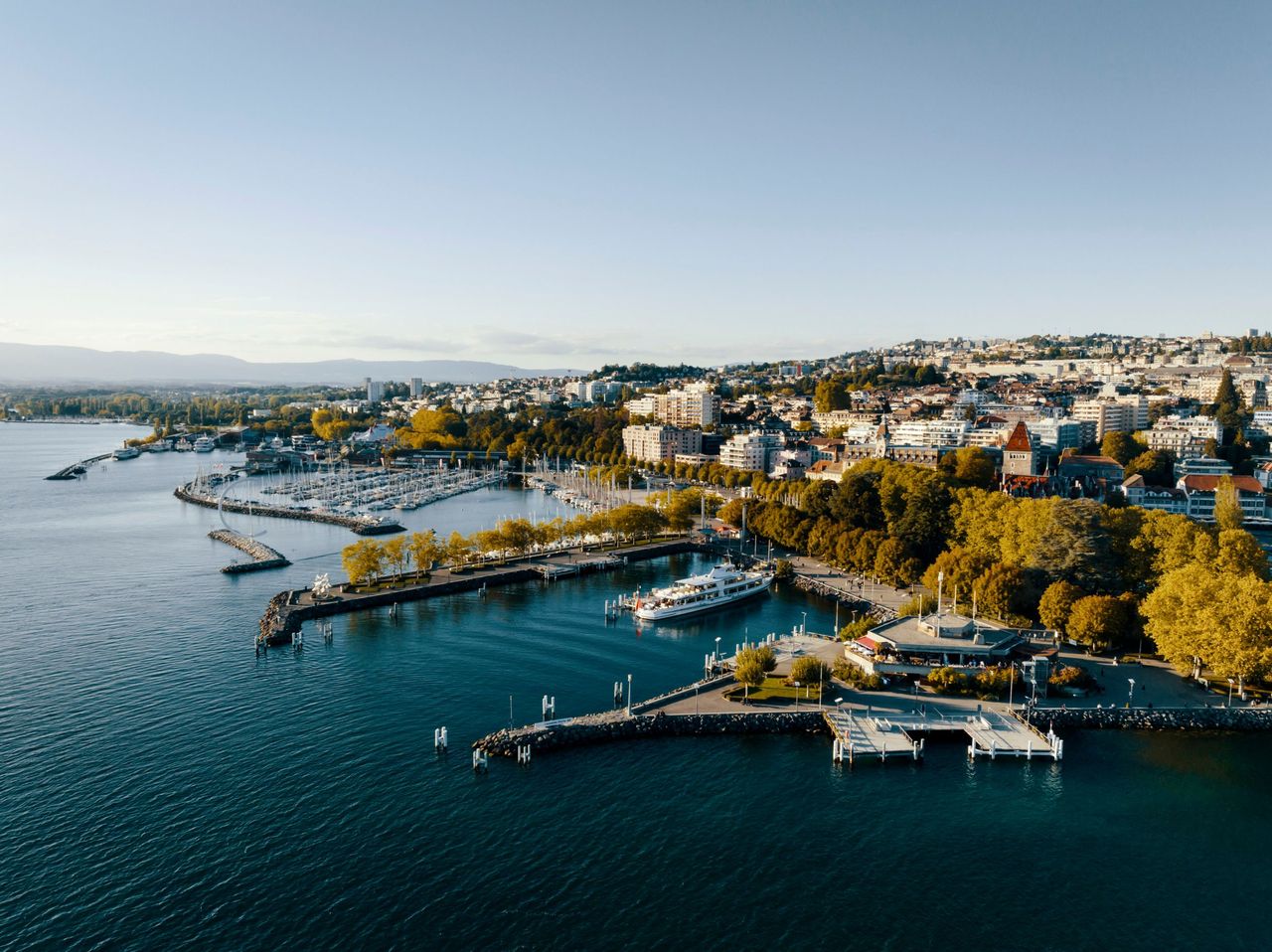 Genfersee Ouchy Lausanne