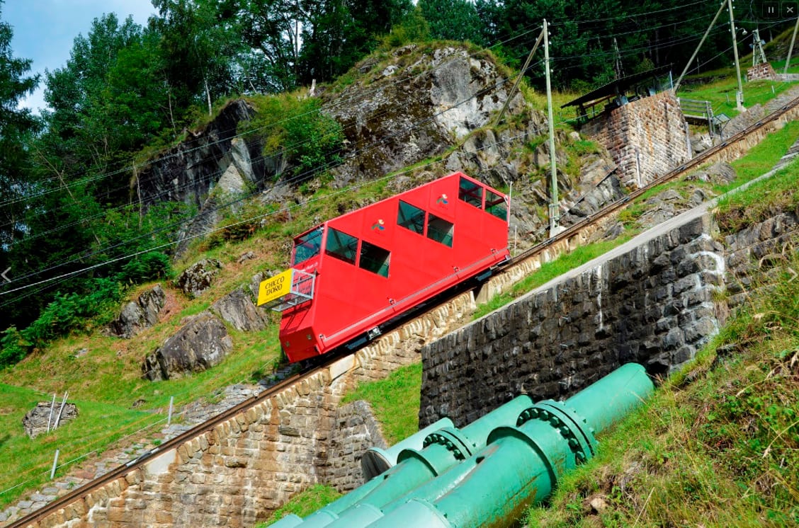 Tessin Bergbahnen Ritom Standseilbahn