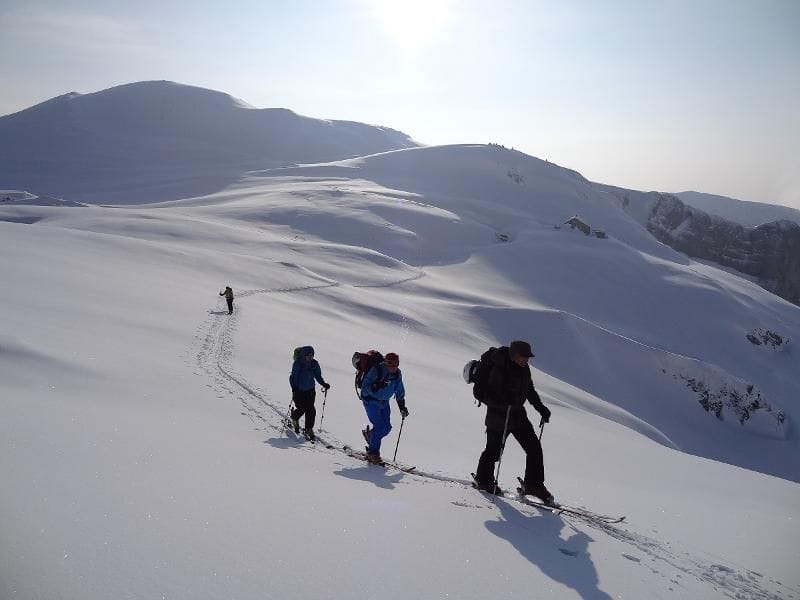2-day ski, splitboard, and snowshoe tour