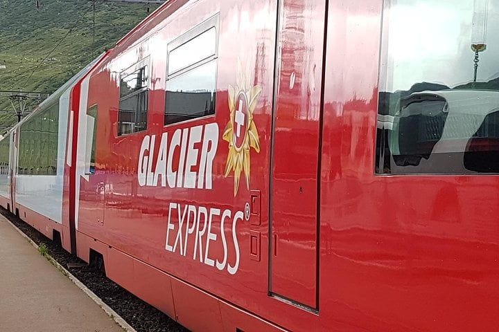 From Basel: Private Glacier Express day trip from Chur to Brig