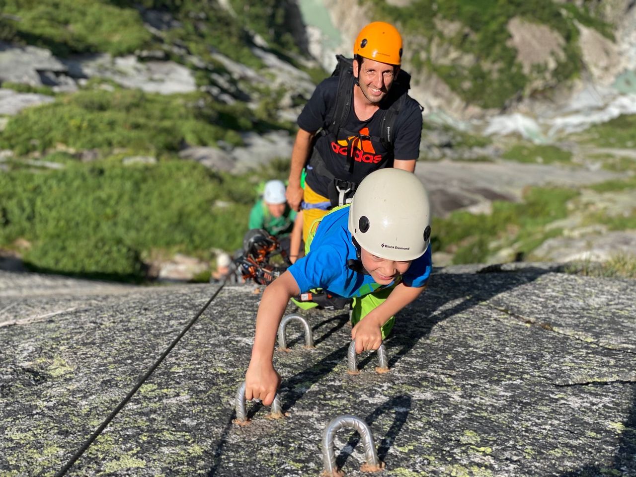 Schnupper Klettersteig Andermatt für Familien