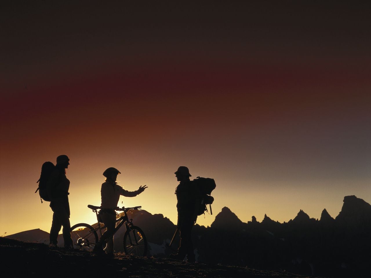 Wanderer Camping Flims