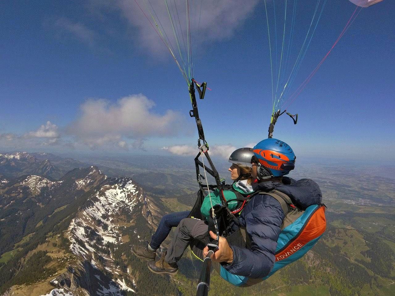 Zürich Uetliberg Gleitschirmfliegen