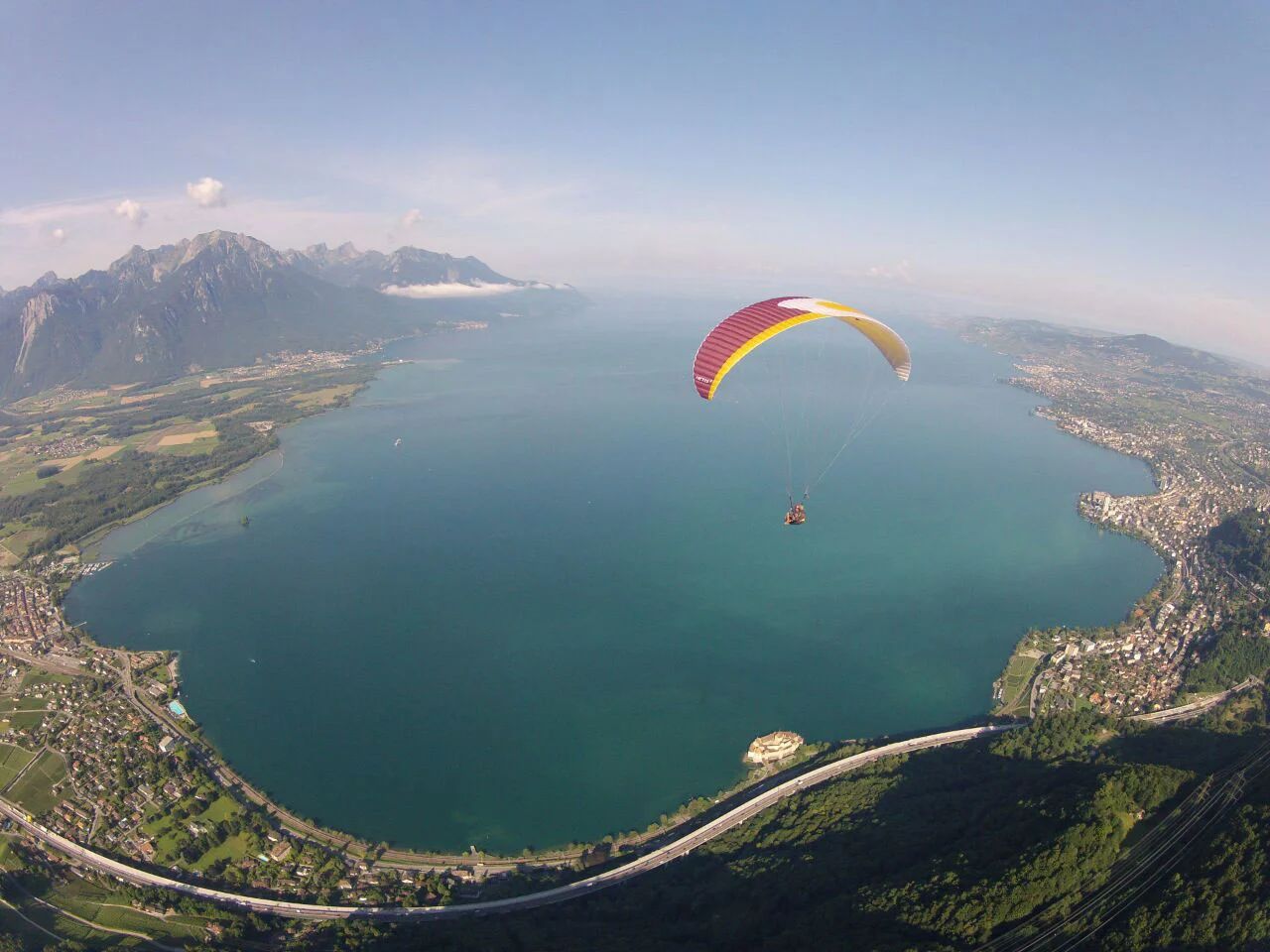 Genfersee Paragliding