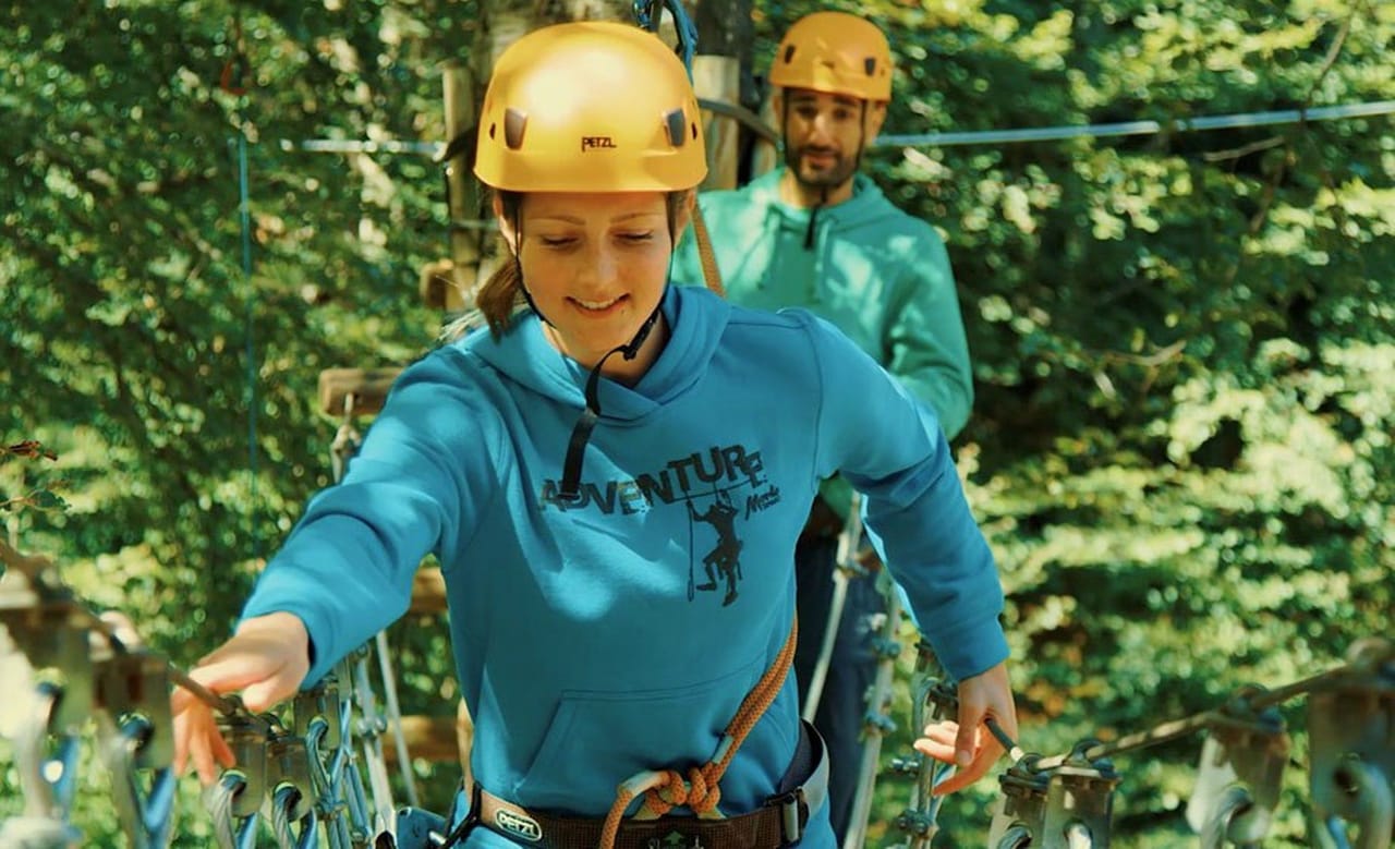 Seilparks in der Schweiz Seilpark Monte Tamaro