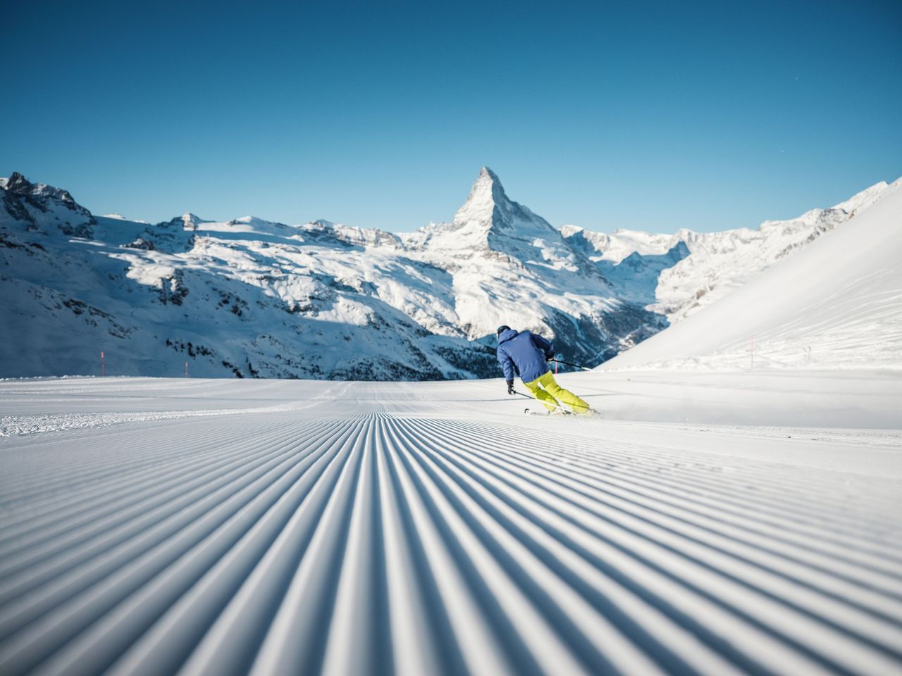 Matterhorn Glacier Paradise - perfekt präparierte Pisten