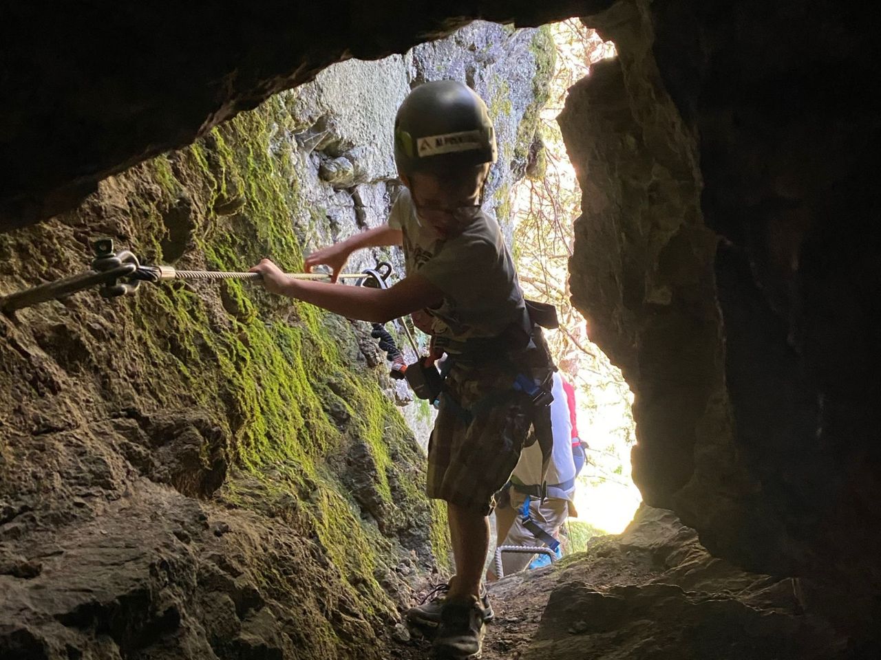 Kletterspass Grep Casti in Siat bei Ilanz