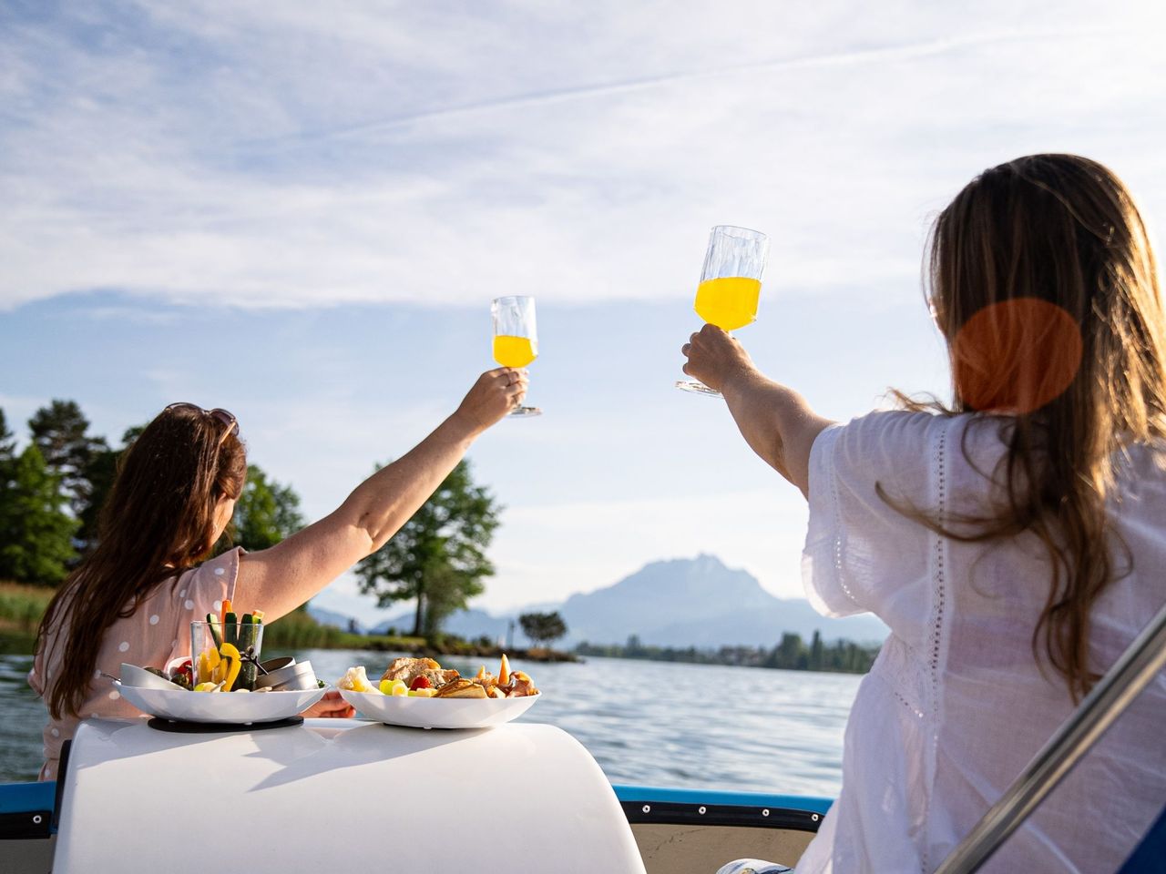 Pedalo Apero Picknick auf dem Vierwaldstättersee