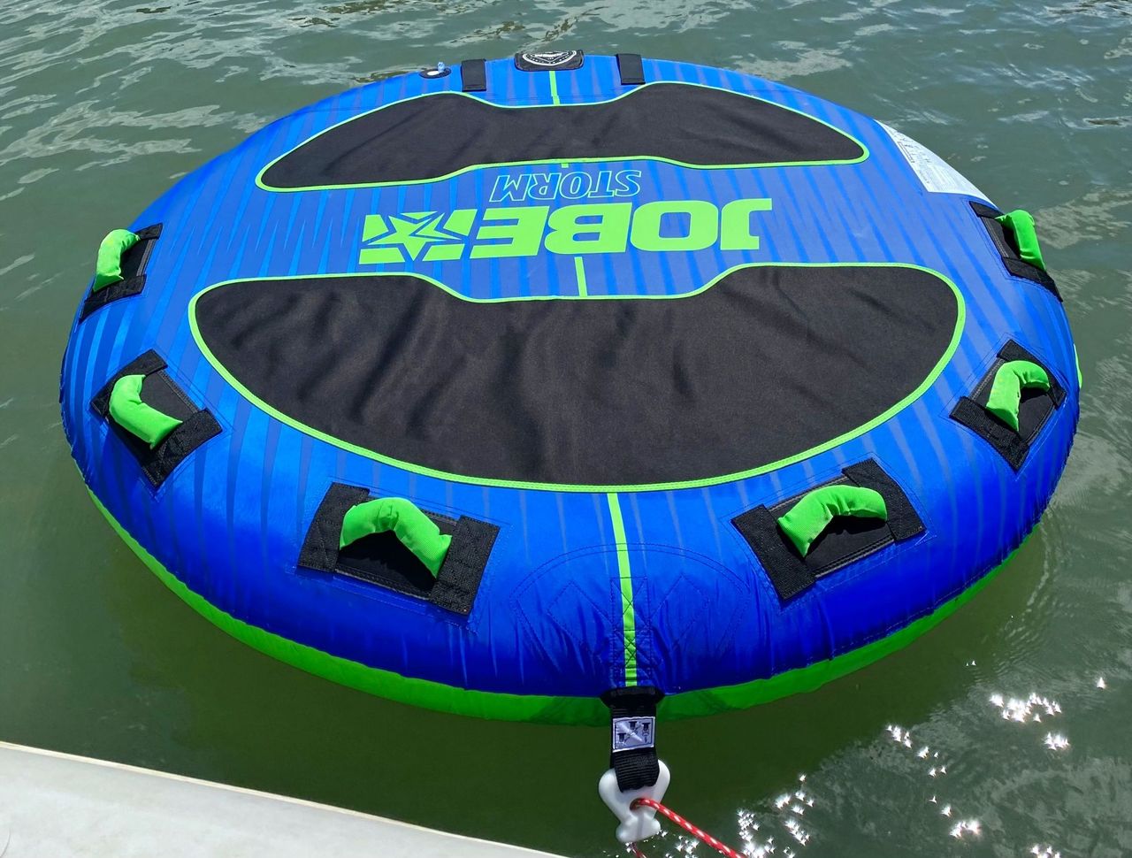 Fun Tube auf dem Rhein