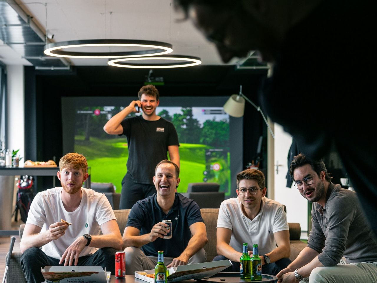 Indoor Golf Teamevent am Simulator