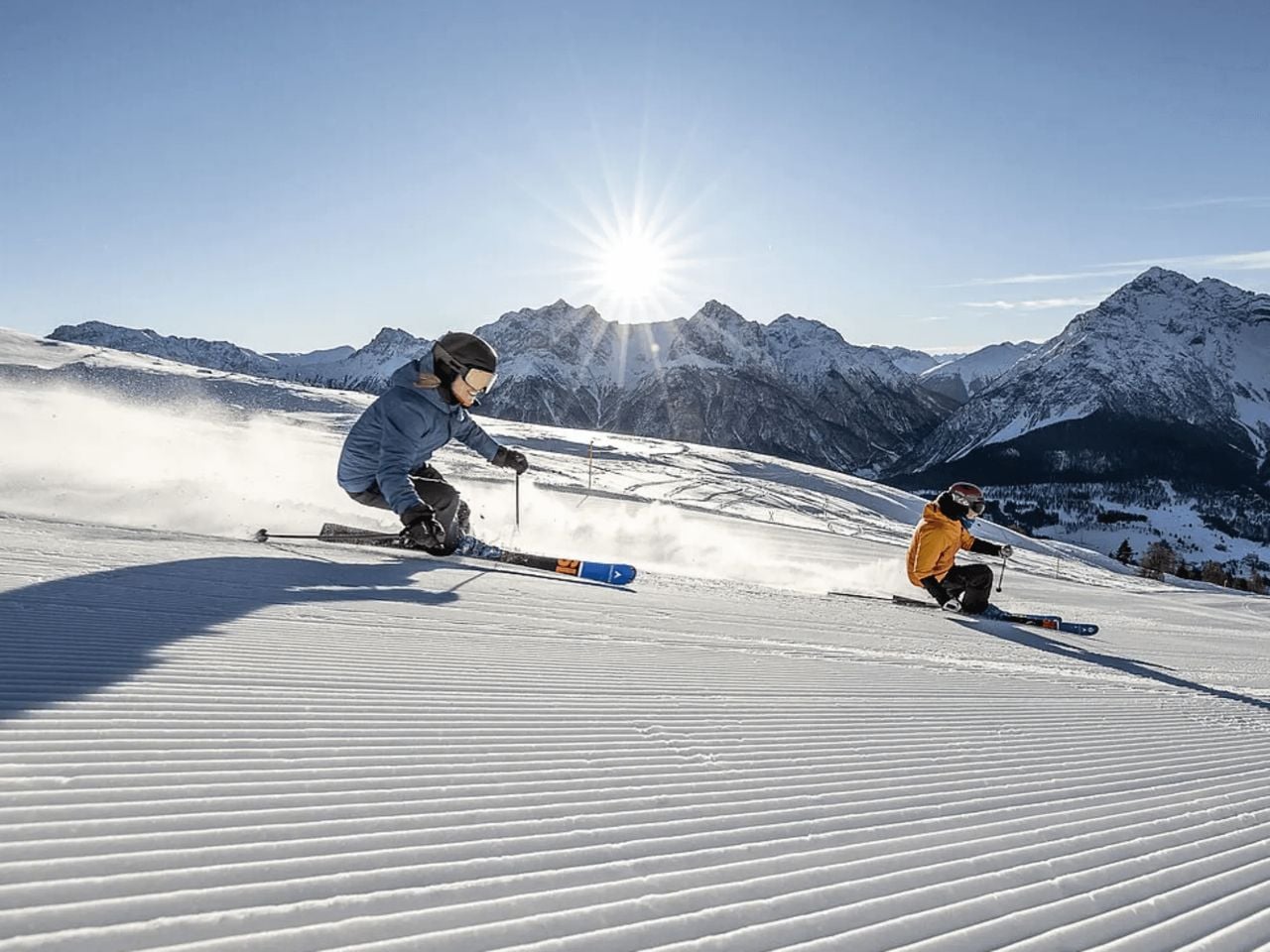 Private Ski Lessons in Scuol