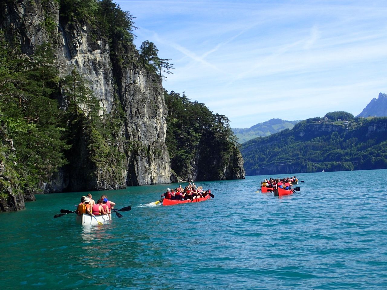 Teamevent mit dem Grosskanadier auf dem Vierwaldstättersee