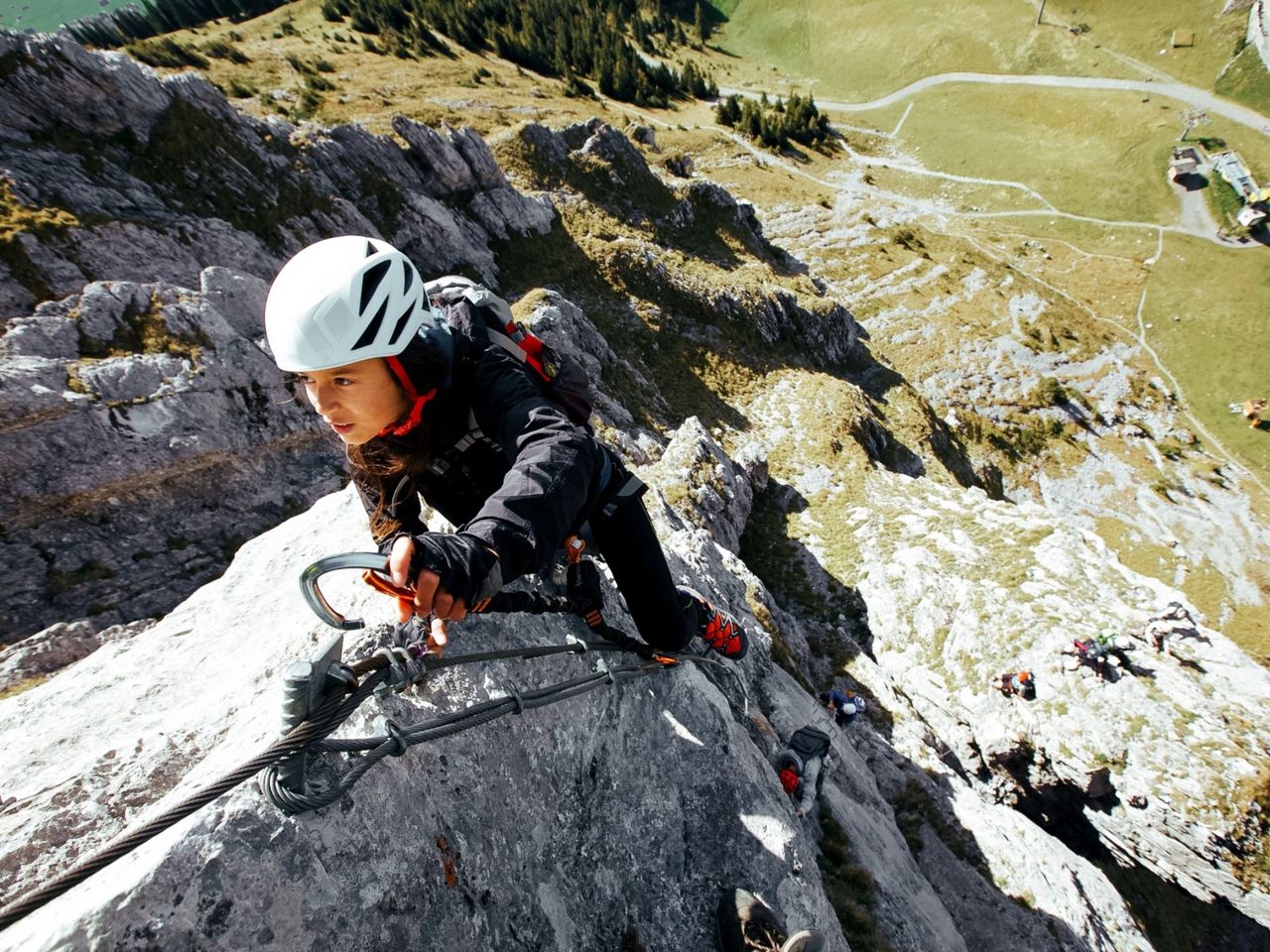Hire a via ferrata set in Engelberg