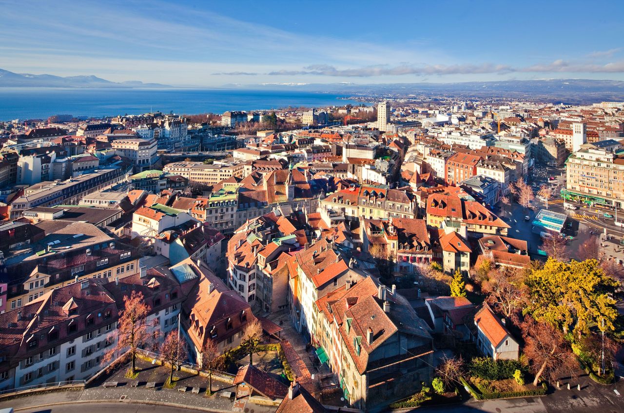 Lausanne Stadtbild