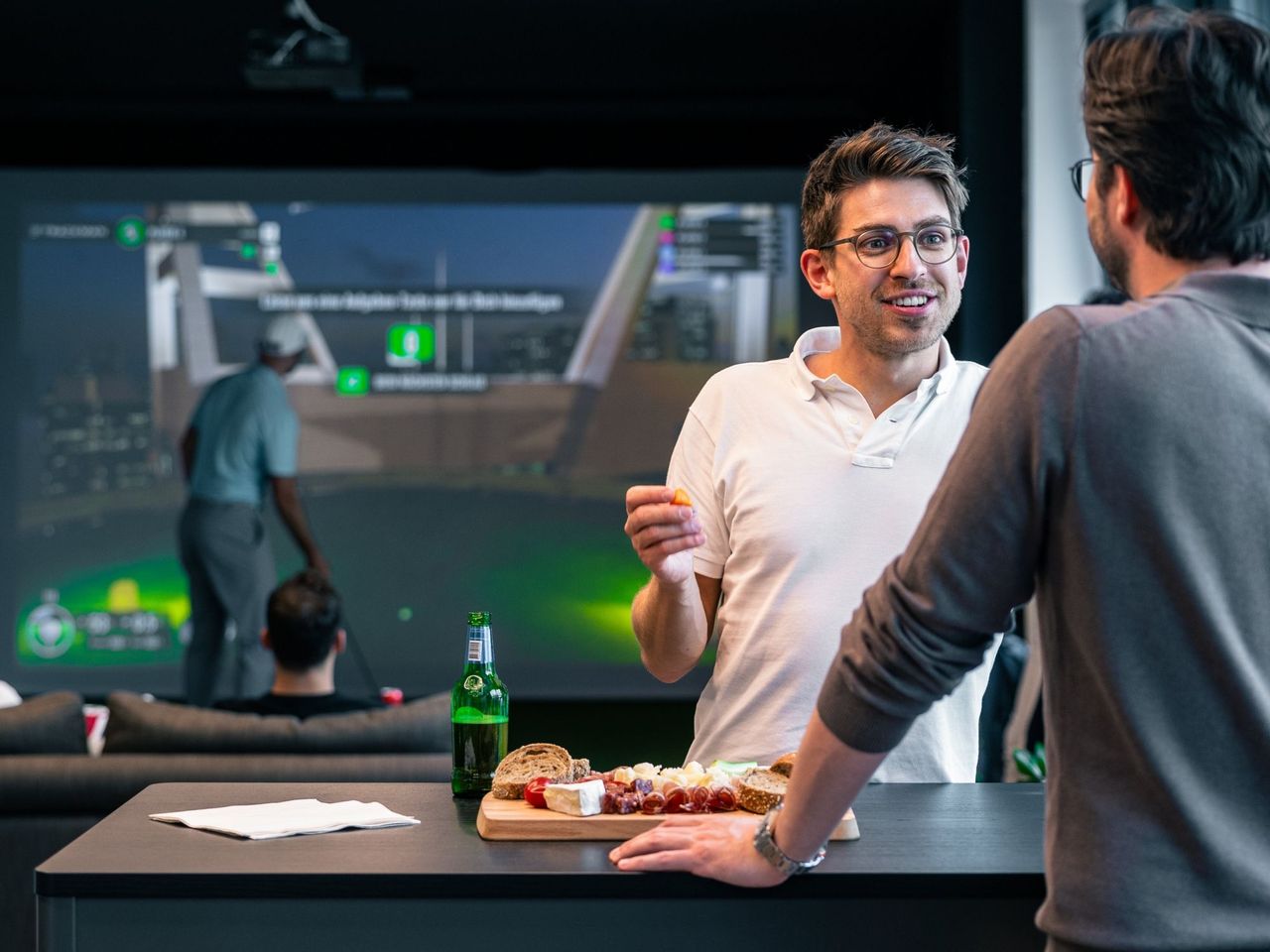 Indoor Golf Teamevent am Simulator