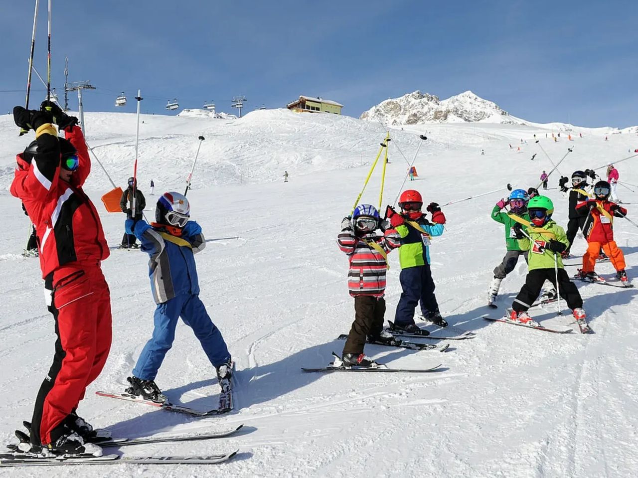 Skischule Kinder 4-15 Jahre in Scuol