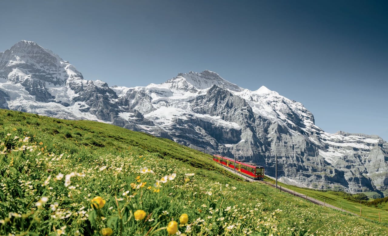 Fahrt Jungfraubahnen