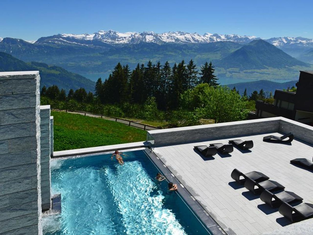 Schifffahrt Vierwaldstättersee Rigi Kaltbad Aussicht
