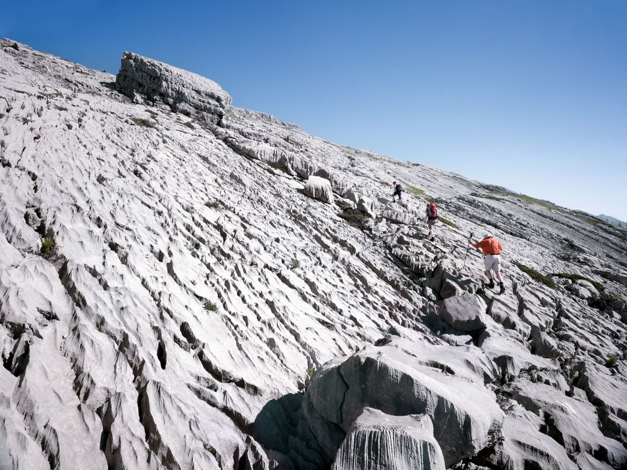 UNESCO Biosphäre Entlebuch Schrattenfluh Wanderer