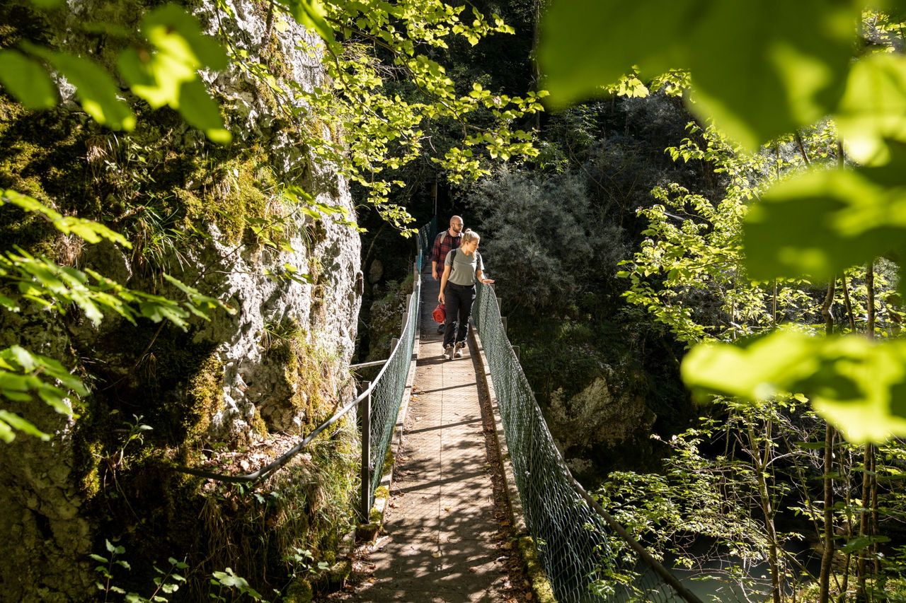 Naturpark Jura Vaudois Vallorbe Cascade du Day
