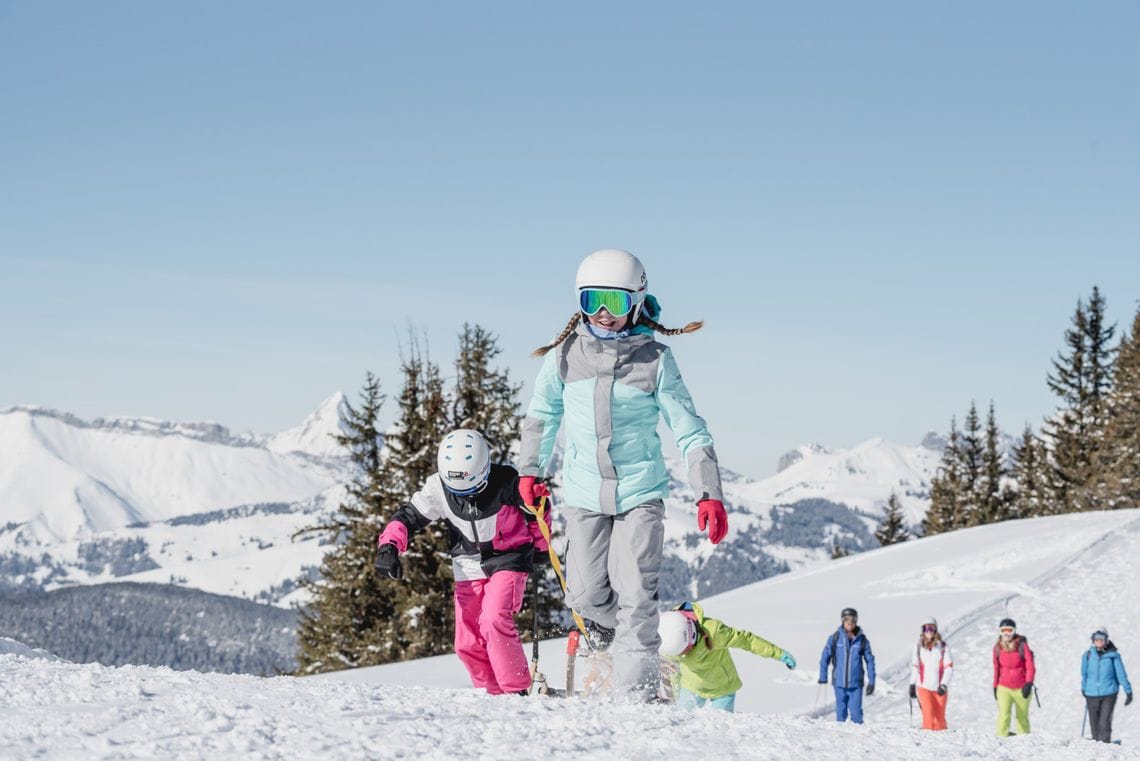 Skigebiete Berner Oberland Ski Kinder Winter