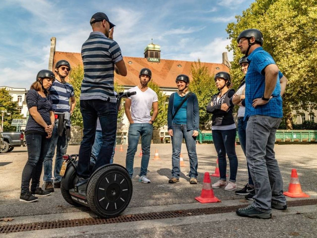 Segway tour for groups "From then to now"